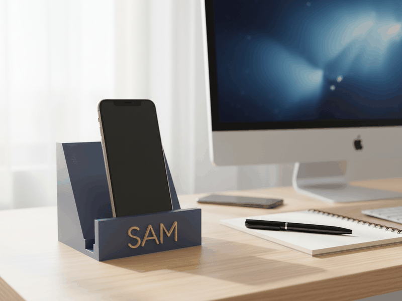 Device Stand Maker printed example