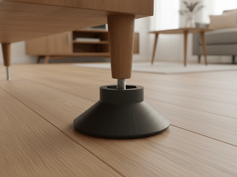Feet, Glides & Bumpers printed example