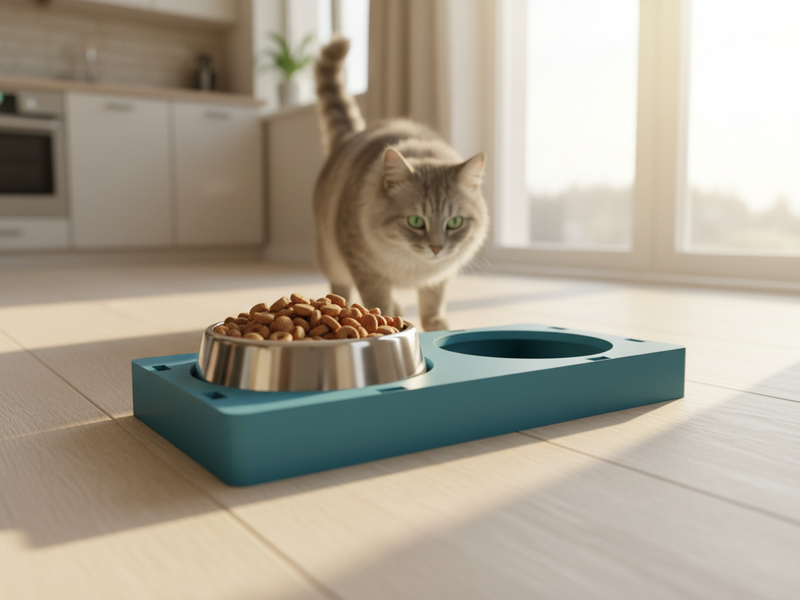 Pet Bowl Stand printed example