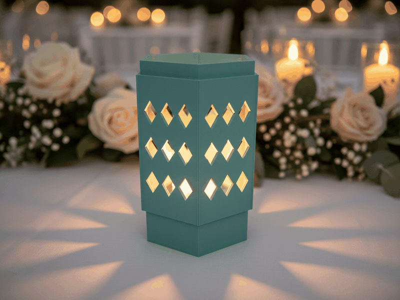 Tealight Lantern printed example