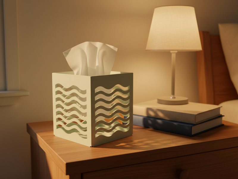 Tissue Box Cover printed example